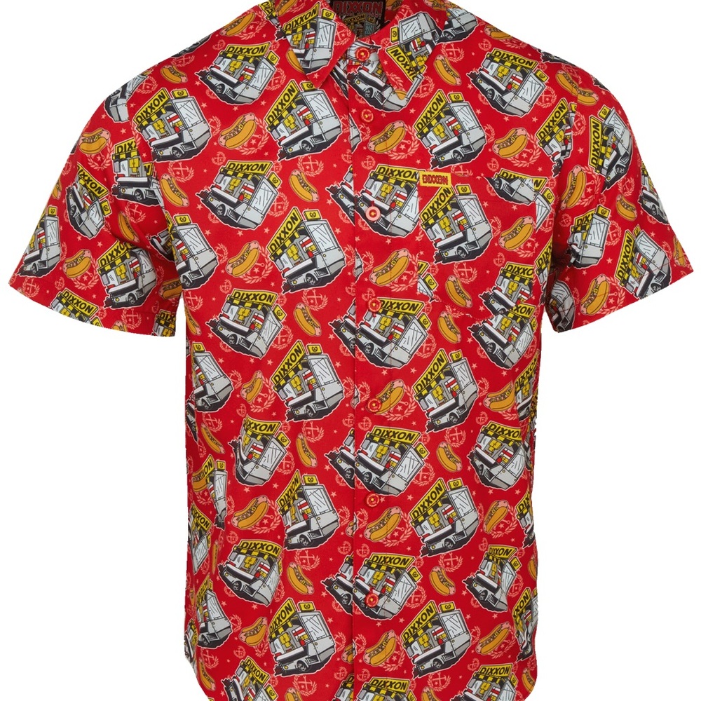 Dixxon Men's Red Graphic Short-Sleeve Shirt Sausage Fest